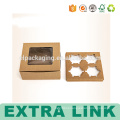 Kraft Paper Rectangle Cake Box With Window